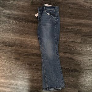 Loft high waist straight crop